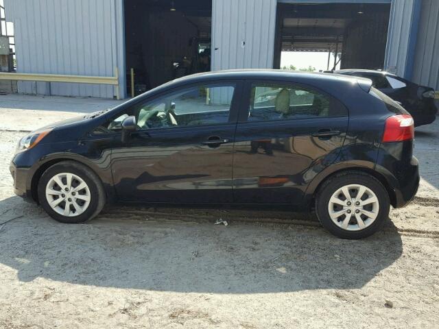 KNADM5A36C6094458 - 2012 KIA RIO BLACK photo 9