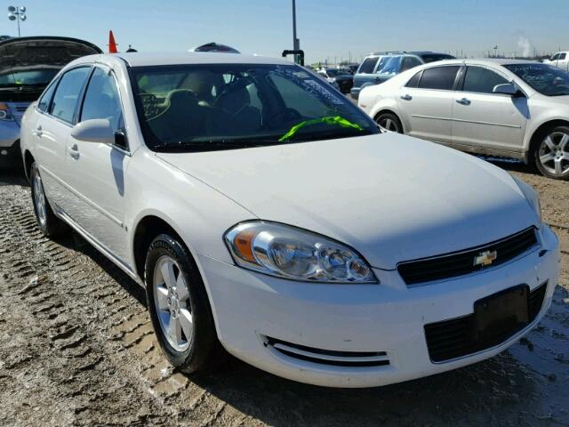 2G1WT55N289176173 - 2008 CHEVROLET IMPALA WHITE photo 1