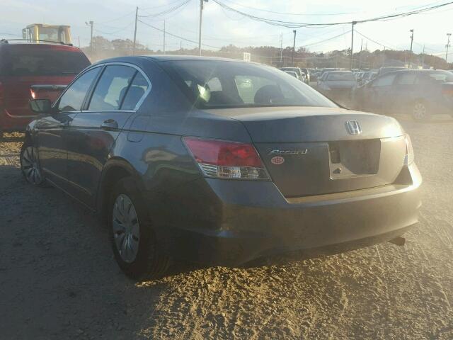 1HGCP26309A179882 - 2009 HONDA ACCORD LX GRAY photo 3