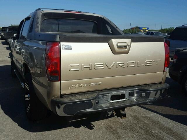 3GNEC12Z66G104891 - 2006 CHEVROLET AVALANCHE GOLD photo 3