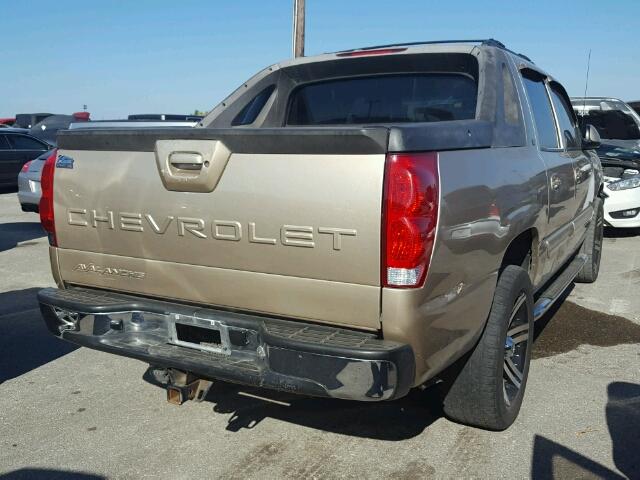 3GNEC12Z66G104891 - 2006 CHEVROLET AVALANCHE GOLD photo 4