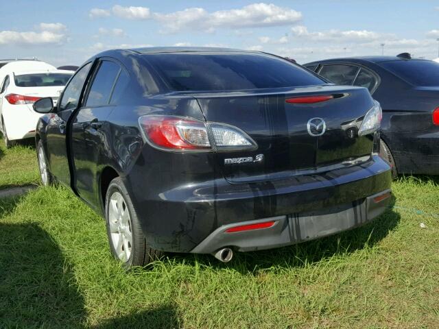 JM1BL1SG2A1142751 - 2010 MAZDA 3 I BLACK photo 3