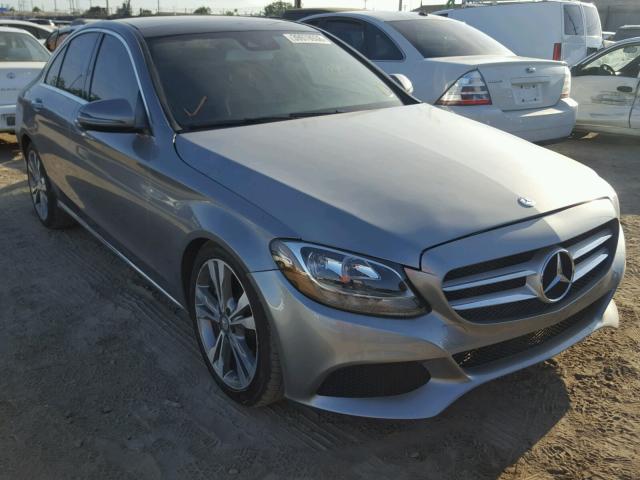 55SWF4JB5GU118801 - 2016 MERCEDES-BENZ C 300 GRAY photo 1