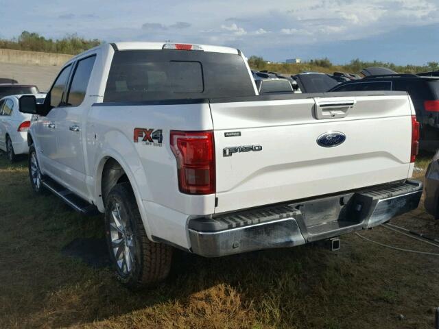 1FTEW1EG5HKC22906 - 2017 FORD F150 SUPER WHITE photo 3