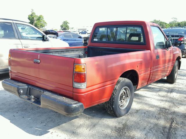 4S1CL11L8N4217226 - 1992 ISUZU CONVENTION RED photo 4