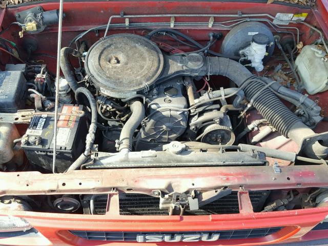 4S1CL11L8N4217226 - 1992 ISUZU CONVENTION RED photo 7