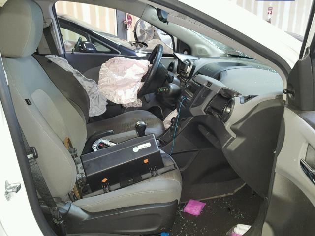 1G1JA6SH8C4186593 - 2012 CHEVROLET SONIC LS 白色 照片 5