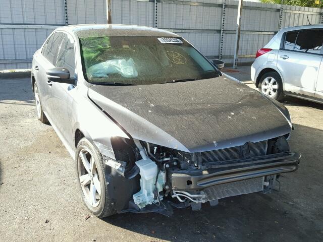 1VWBH7A34DC079693 - 2013 VOLKSWAGEN PASSAT SE GRAY photo 1