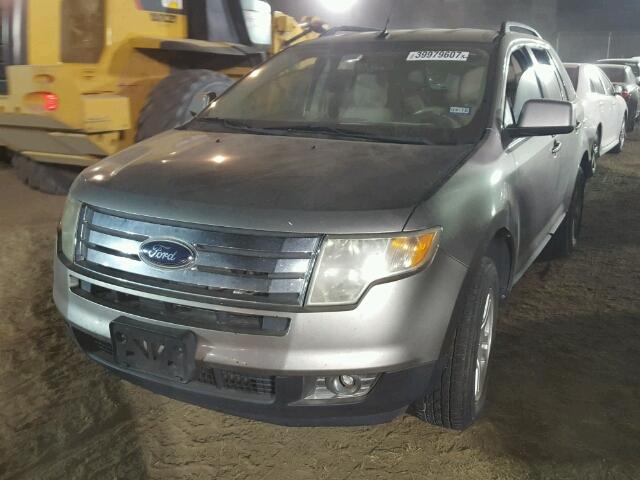 2FMDK38C88BB21084 - 2008 FORD EDGE SILVER photo 2