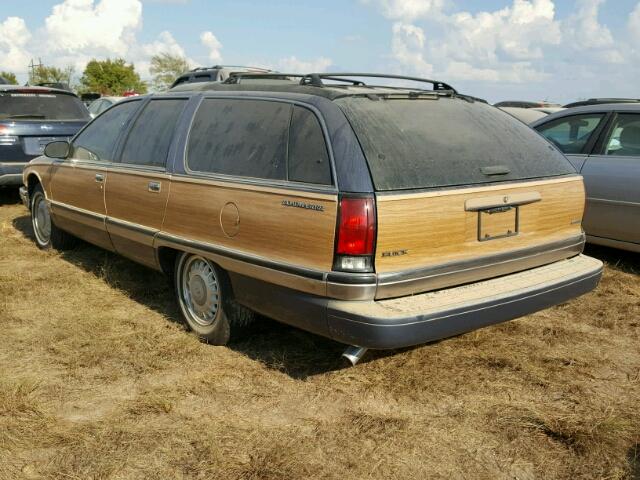 1G4BR82P2TR407675 - 1996 BUICK ROADMASTER BLUE photo 3