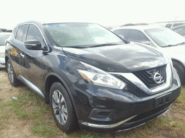 5N1AZ2MG4FN231567 - 2015 NISSAN MURANO BLACK photo 1