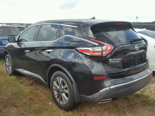 5N1AZ2MG4FN231567 - 2015 NISSAN MURANO BLACK photo 3