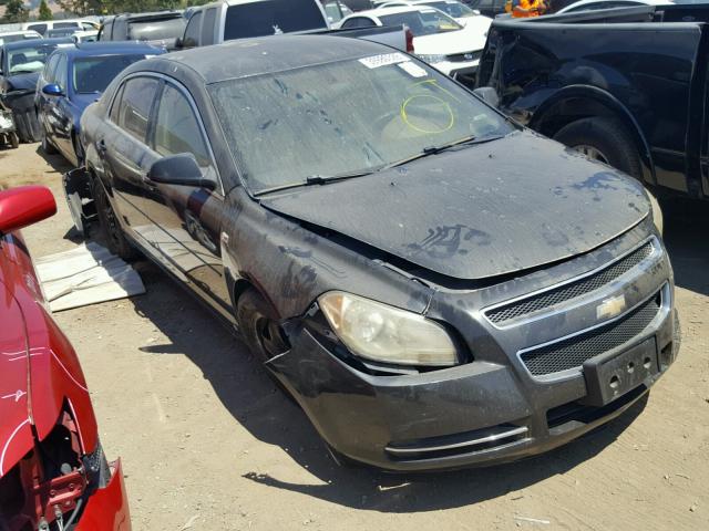1G1ZG57B98F185917 - 2008 CHEVROLET MALIBU LS შავი ფოტო 1