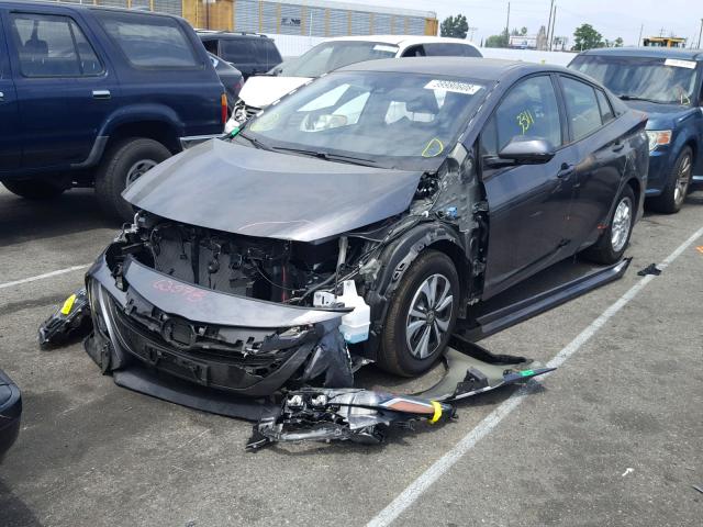 JTDKARFP7H3052153 - 2017 TOYOTA PRIUS PRIM 灰色 照片 2