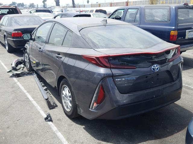 JTDKARFP7H3052153 - 2017 TOYOTA PRIUS PRIM 灰色 照片 3