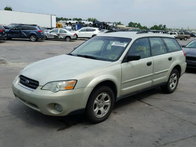 4S4BP61C876303871 - 2007 SUBARU LEGACY OUT GOLD photo 2