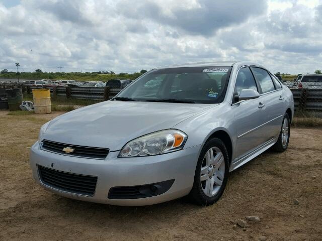 2G1WG5EKXB1285948 - 2011 CHEVROLET IMPALA LT SILVER photo 2