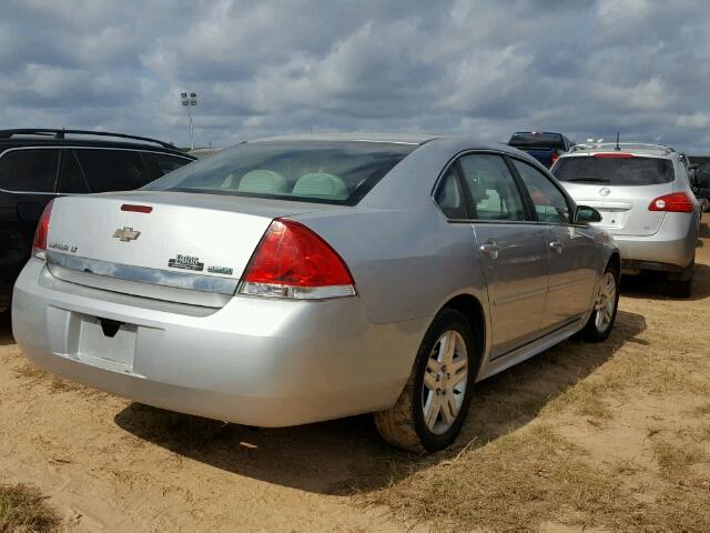 2G1WG5EKXB1285948 - 2011 CHEVROLET IMPALA LT SILVER photo 4