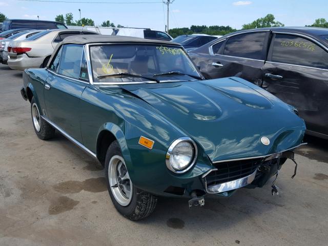 124CS20150537 - 1979 FIAT 124 SPIDER GREEN photo 1