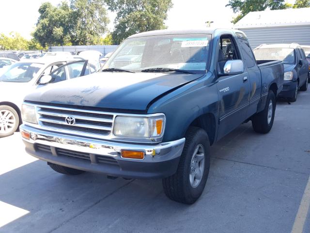 JT4TN14D5V0038851 - 1997 TOYOTA T100 XTRAC GREEN photo 2