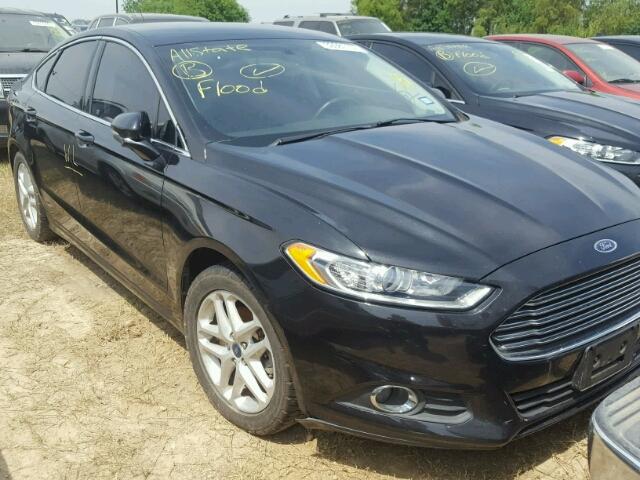 3FA6P0HD6ER241118 - 2014 FORD FUSION SE BLACK photo 1