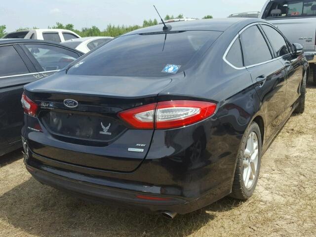 3FA6P0HD6ER241118 - 2014 FORD FUSION SE BLACK photo 4