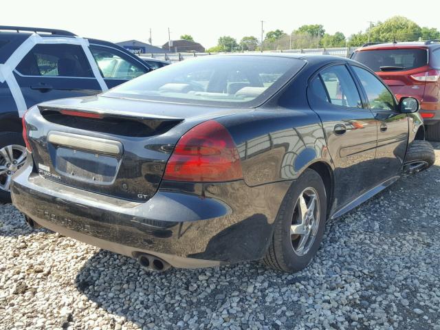 2G2WS522941170775 - 2004 PONTIAC GRAND PRIX BLACK photo 4