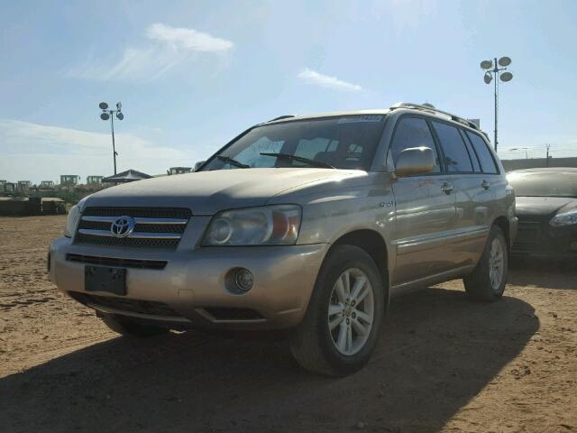 JTEDW21A760012461 - 2006 TOYOTA HIGHLANDER SILVER photo 2