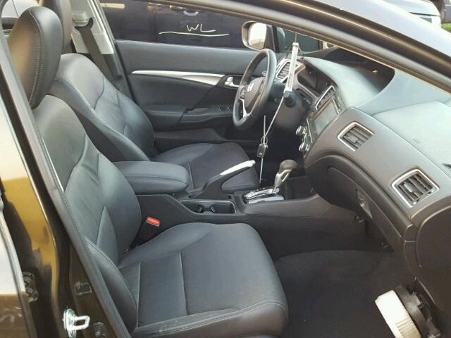 2HGFB2F95EH527249 - 2014 HONDA CIVIC EXL 棕色 照片 5