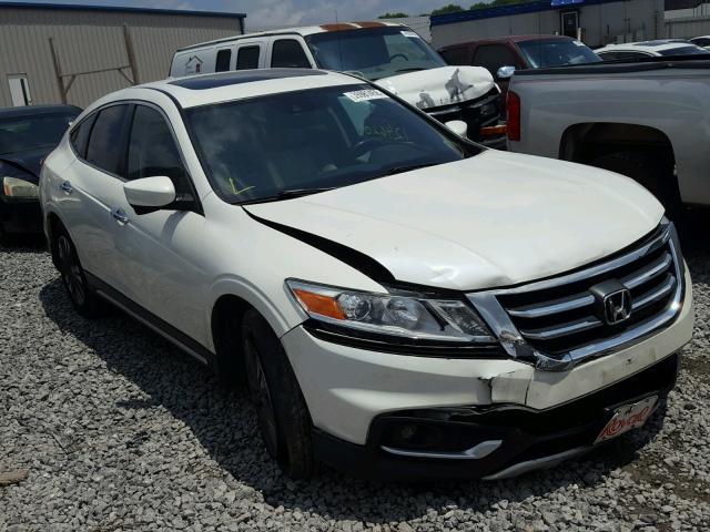 5J6TF2H56DL000834 - 2013 HONDA CROSSTOUR WHITE photo 1