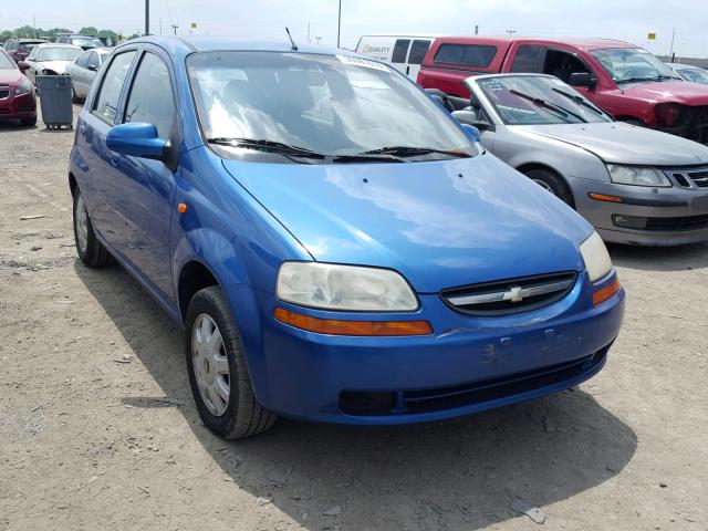 KL1TJ62654B191074 - 2004 CHEVROLET AVEO LS BLUE photo 1