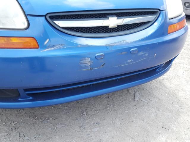 KL1TJ62654B191074 - 2004 CHEVROLET AVEO LS BLUE photo 9