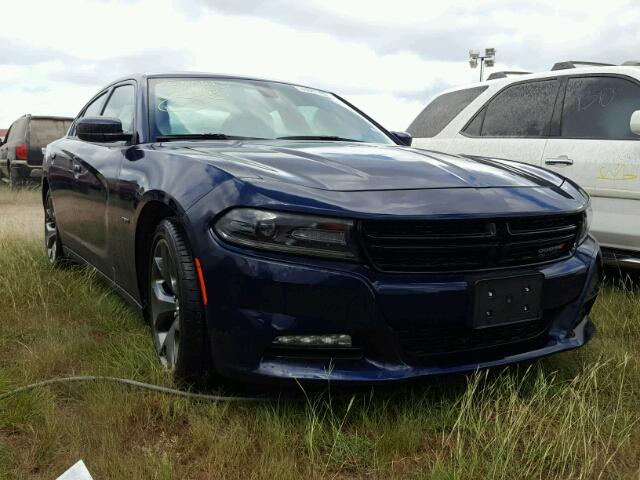 2C3CDXCT5GH330713 - 2016 DODGE CHARGER R/ BLUE photo 1