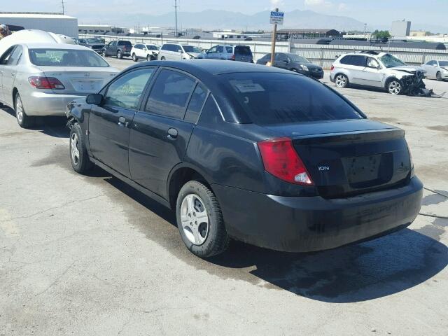 1G8AF52F15Z152884 - 2005 SATURN ION LEVEL BLACK photo 3