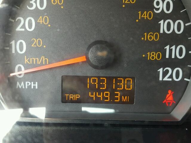 1G8AF52F15Z152884 - 2005 SATURN ION LEVEL BLACK photo 8