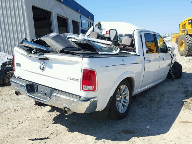 1C6RR7PT7HS631180 - 2017 RAM 1500 LONGH WHITE photo 4