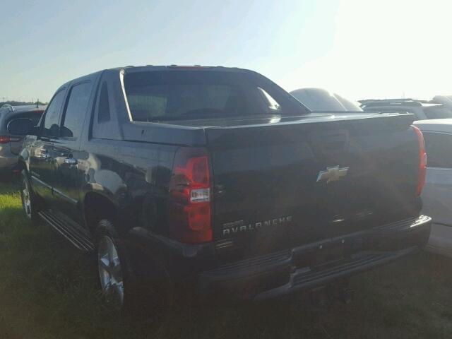 3GNEC12J58G314802 - 2008 CHEVROLET AVALANCHE BLACK photo 3