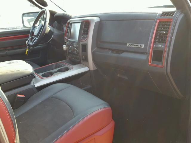 1C6RR7YT9HS565939 - 2017 RAM 1500 REBEL შავი ფოტო 5