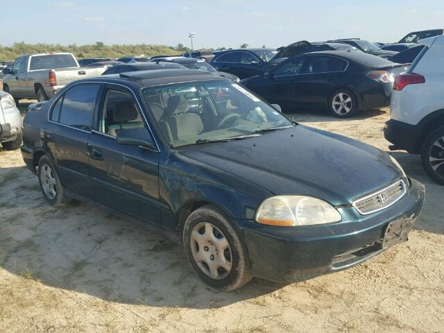 1HGEJ8644WL005092 - 1998 HONDA CIVIC EX GREEN photo 1