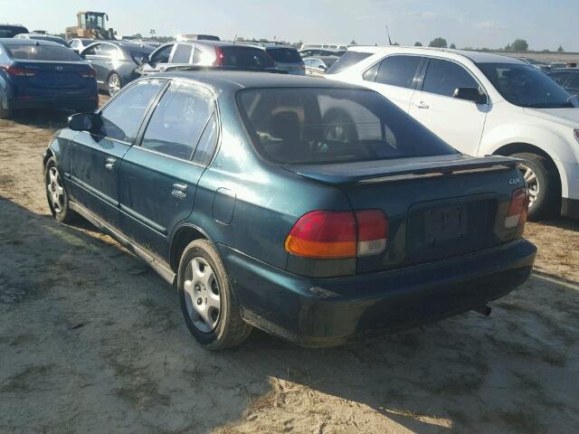 1HGEJ8644WL005092 - 1998 HONDA CIVIC EX მწვანე ფოტო 3