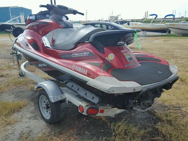 YAMA2635H809 - 2009 YAMAHA BOAT RED photo 3