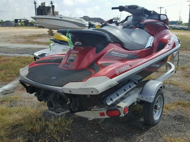 YAMA2635H809 - 2009 YAMAHA BOAT RED photo 4