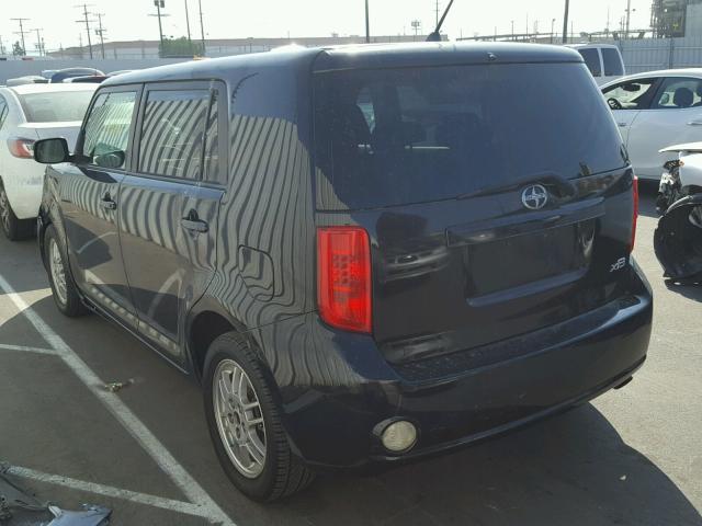 JTLKE50E381024855 - 2008 TOYOTA SCION XB Schwarz Foto 3