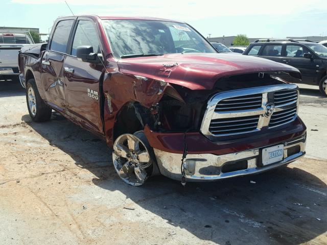 1C6RR7LT9HS692407 - 2017 RAM 1500 SLT BURGUNDY photo 1