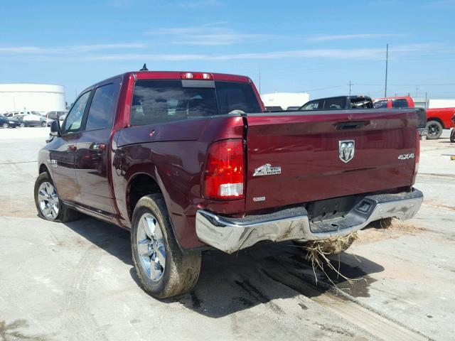 1C6RR7LT9HS692407 - 2017 RAM 1500 SLT BURGUNDY photo 3