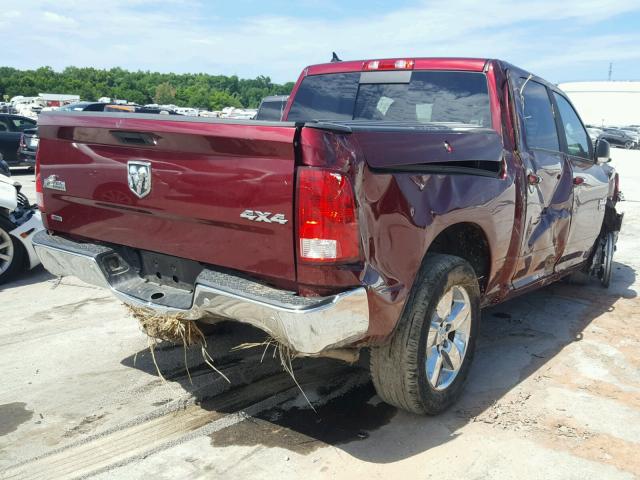 1C6RR7LT9HS692407 - 2017 RAM 1500 SLT BURGUNDY photo 4