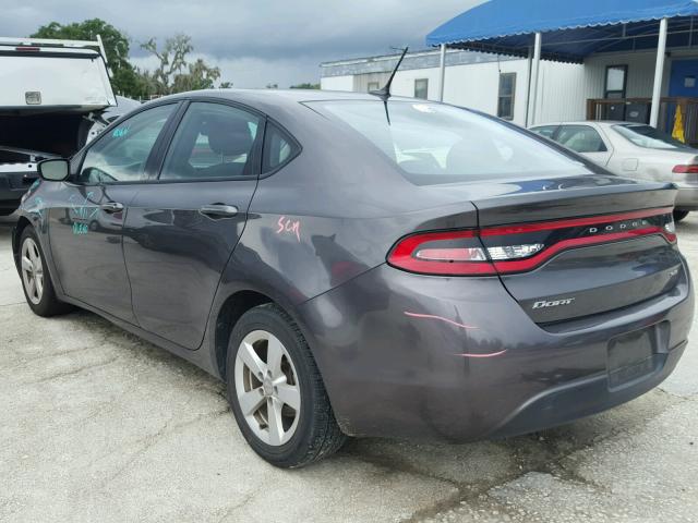 1C3CDFBB5FD128937 - 2015 DODGE DART SXT GRAY photo 3