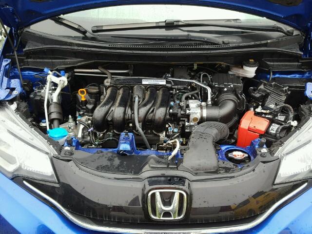 3HGGK5H85HM711526 - 2017 HONDA FIT BLUE photo 7