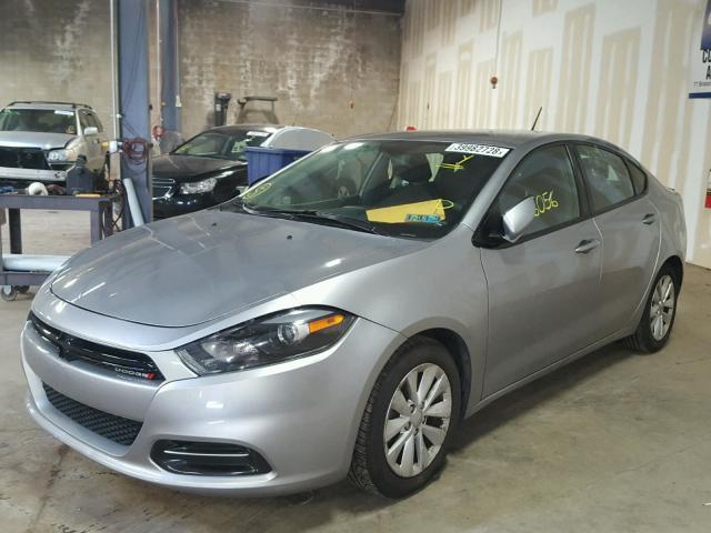 1C3CDFBB0ED904034 - 2014 DODGE DART SXT SILVER photo 2