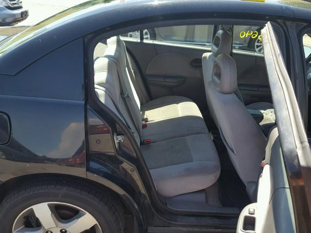 1G8AL55F77Z160169 - 2007 SATURN ION LEVEL BLACK photo 6